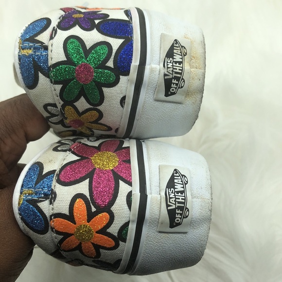 Vans Glitter Daisies Era Platform W(5.0) M(3.5) Sneakers Shoes - Picture 7 of 9